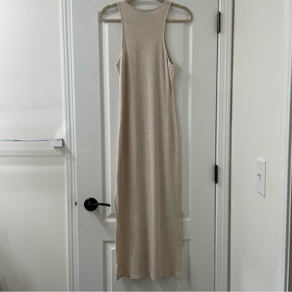 French Connection Rasha Ribbed Bodycon Dress, Size L - Picture 7 of 8